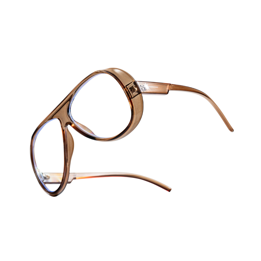 COGNAC AVIATOR SUNGLASSES