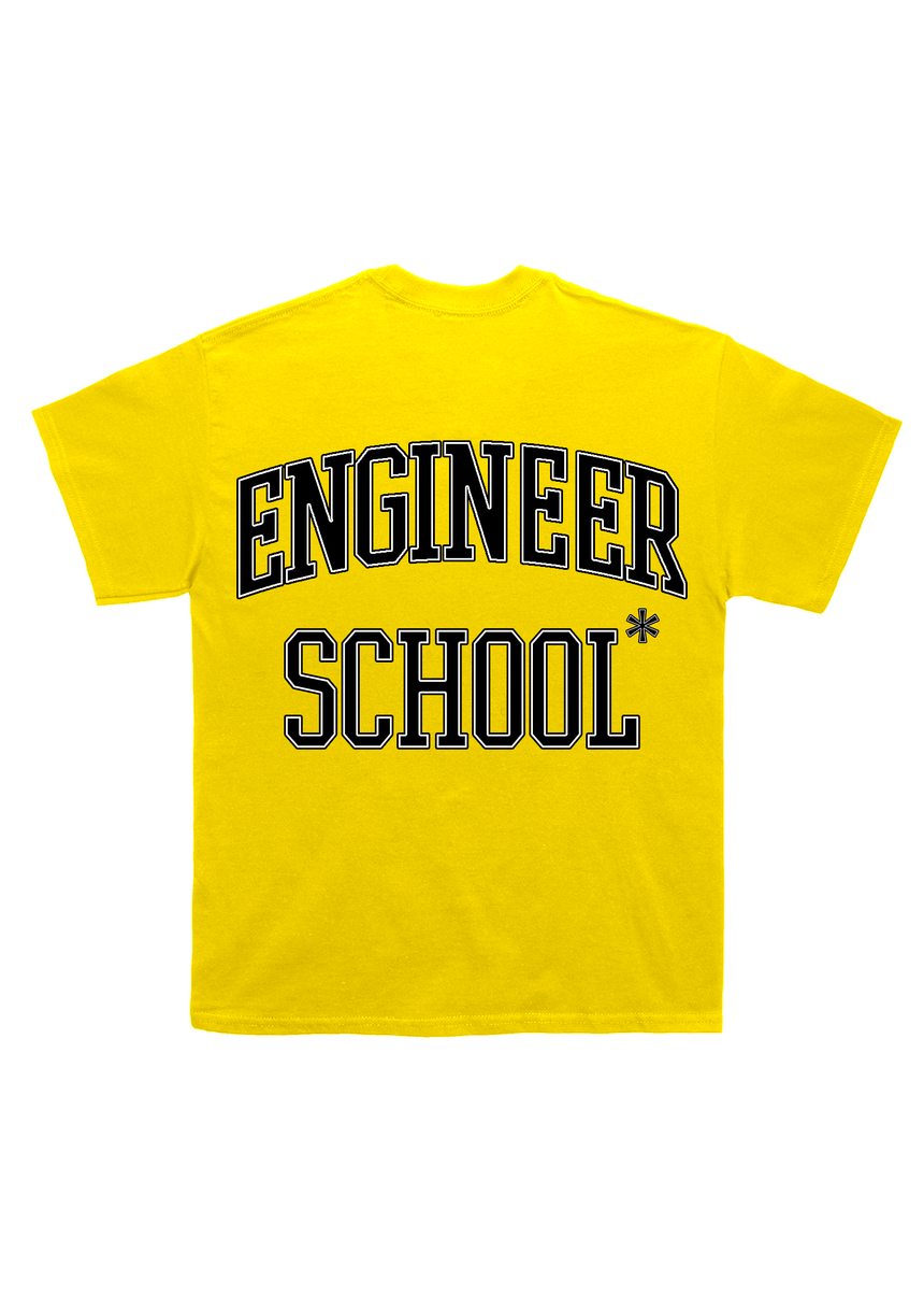 Yellow Engineer School T-Shirt