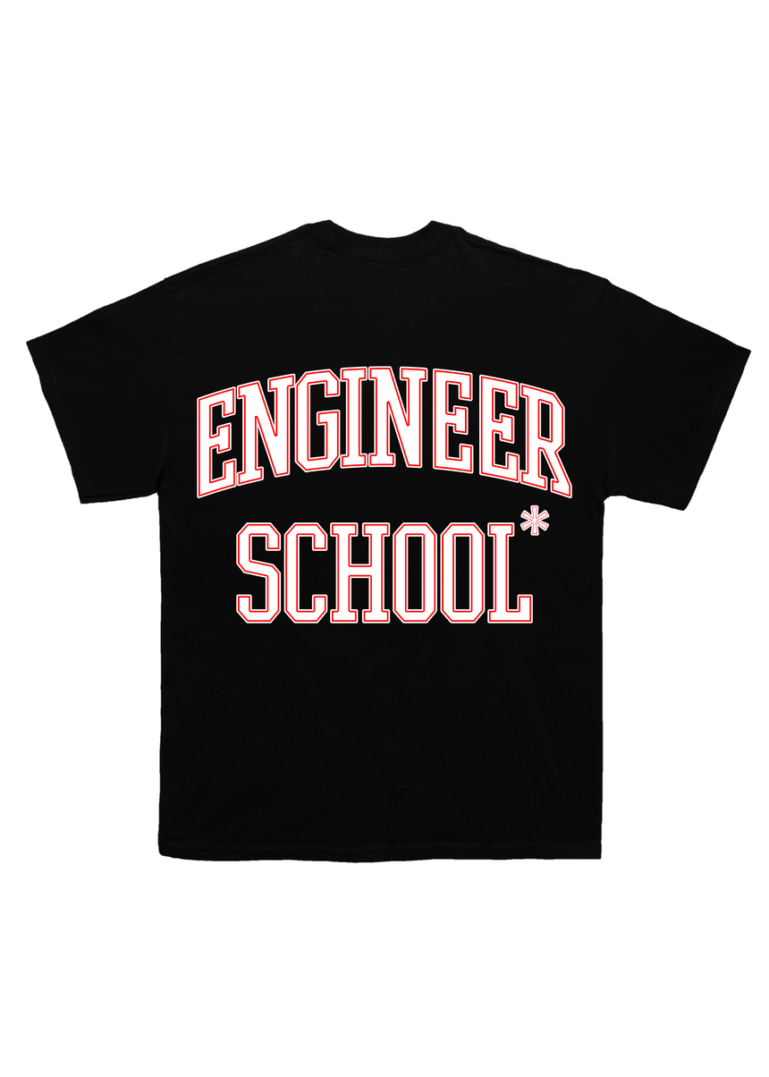 Black Engineer School T-Shirt