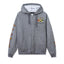 Grey Black Pioneer Hooded Sweatshirt