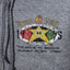 Grey Black Pioneer Hooded Sweatshirt
