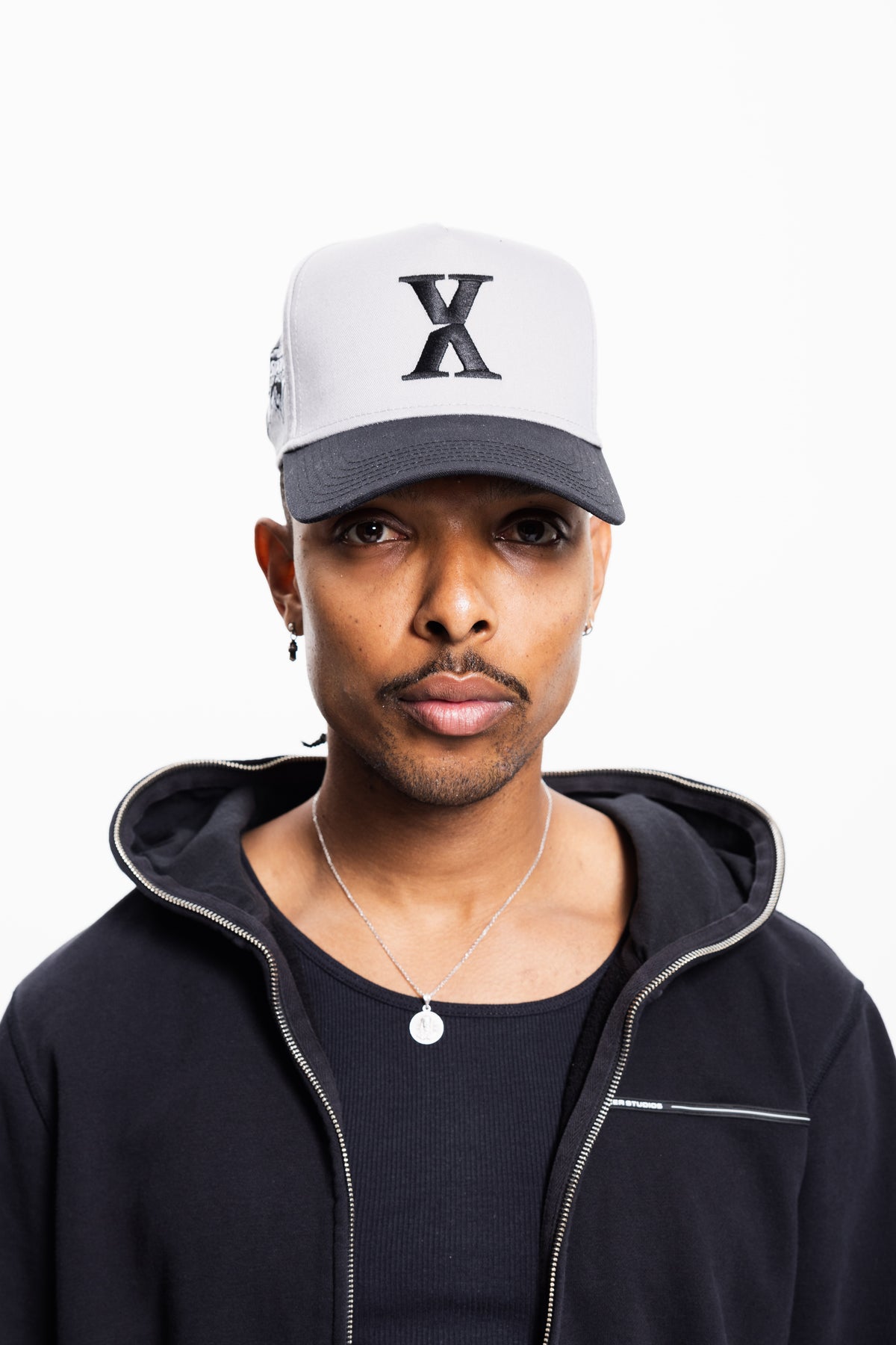 Light Grey X-Intercept Hat