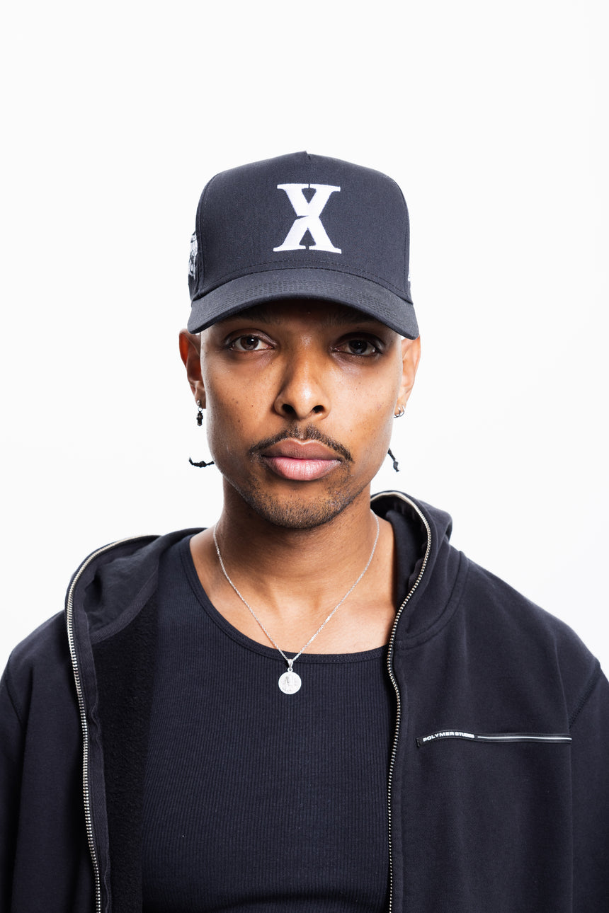 Black X-Intercept Hat